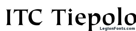 ITC Tiepolo LT Bold Font