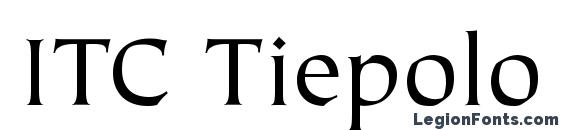 ITC Tiepolo LT Book Font