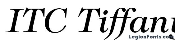 Шрифт ITC Tiffany LT Medium Italic