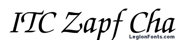 ITC Zapf Chancery LT Medium Italic Font