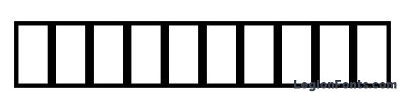 ITC Zapf Dingbats Font, Number Fonts