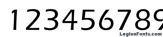 ITCErasStd Medium Font, Number Fonts