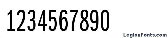 ITCFranklinGothicStd BkXCp Font, Number Fonts
