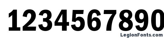 ITCFranklinGothicStd DmCd Font, Number Fonts