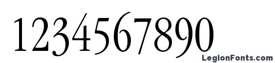 ITCGaramondStd LtCond Font, Number Fonts