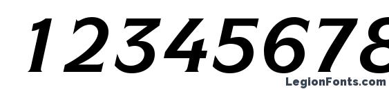 ITCSymbolStd BoldItalic Font, Number Fonts