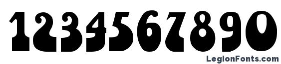 IVANNA Regular Font, Number Fonts
