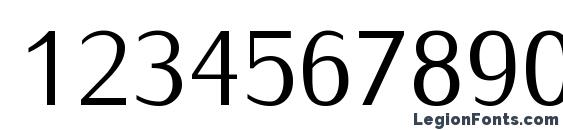 Iwona Regular Font, Number Fonts