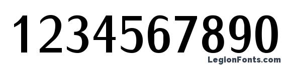 IwonaCond Bold Font, Number Fonts