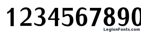 IwonaCondHeavy Regular Font, Number Fonts