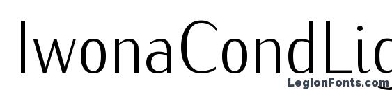 IwonaCondLight Regular Font