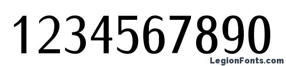 IwonaCondMedium Regular Font, Number Fonts