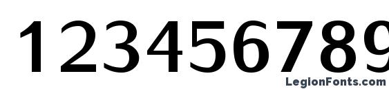 IwonaHeavy Regular Font, Number Fonts