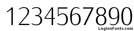 IwonaLight Regular Font, Number Fonts