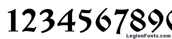 Izhit55 Font, Number Fonts