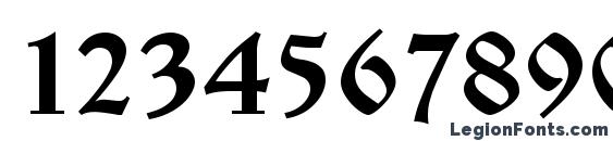 Izhitsa Font, Number Fonts