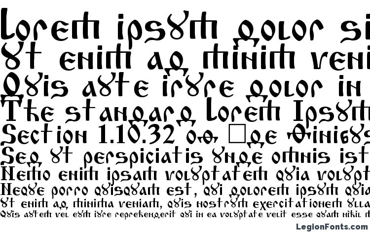 specimens Izhitsa font, sample Izhitsa font, an example of writing Izhitsa font, review Izhitsa font, preview Izhitsa font, Izhitsa font