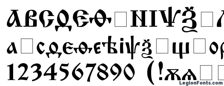 glyphs Izhitsac regular font, сharacters Izhitsac regular font, symbols Izhitsac regular font, character map Izhitsac regular font, preview Izhitsac regular font, abc Izhitsac regular font, Izhitsac regular font