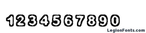 Izolation Font, Number Fonts