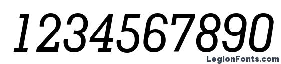 Jaak SSi Italic Font, Number Fonts