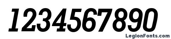 Jaakssk bolditalic Font, Number Fonts