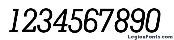 Jaakssk italic Font, Number Fonts