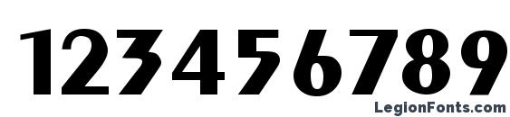 Jabot Display SSi Font, Number Fonts
