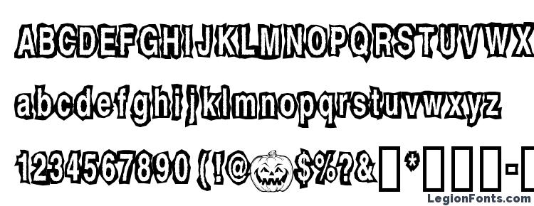 glyphs Jackolantern font, сharacters Jackolantern font, symbols Jackolantern font, character map Jackolantern font, preview Jackolantern font, abc Jackolantern font, Jackolantern font