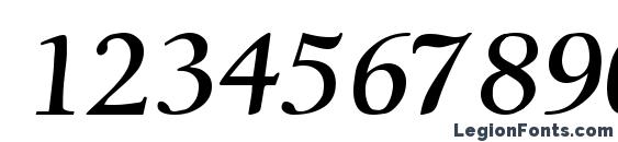 Jacksonville Regular Font, Number Fonts