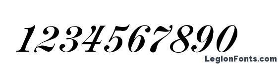 Шрифт Jacoba Bold, Шрифты для цифр и чисел