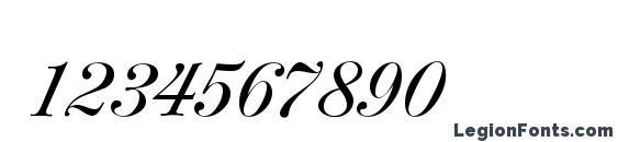 JacobaLightDB Normal Font, Number Fonts