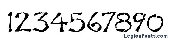 Jaft ITC TT Font, Number Fonts