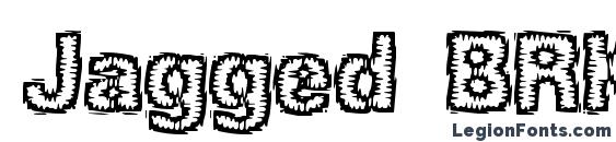 Jagged BRK Font