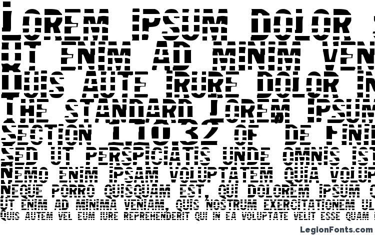 specimens Jail font, sample Jail font, an example of writing Jail font, review Jail font, preview Jail font, Jail font