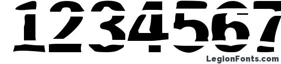 Jailbird Font, Number Fonts