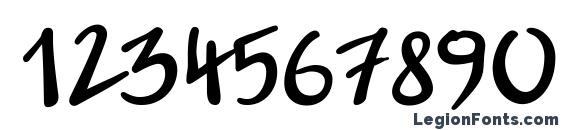 Jakobc b Font, Number Fonts