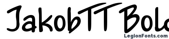 JakobTT Bold font, free JakobTT Bold font, preview JakobTT Bold font