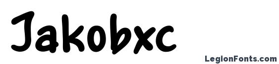 шрифт Jakobxc, бесплатный шрифт Jakobxc, предварительный просмотр шрифта Jakobxc