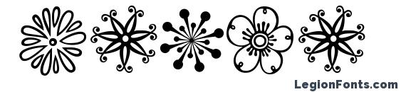 Janda Flower Doodles Font