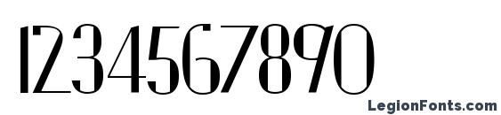 Janesville 51 Bold Font, Number Fonts