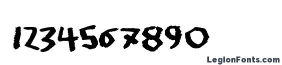 Janglywalk Font, Number Fonts
