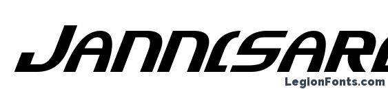 Jannisaries Italic font, free Jannisaries Italic font, preview Jannisaries Italic font