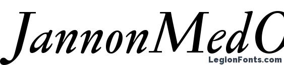 JannonMedOSF Italic Font