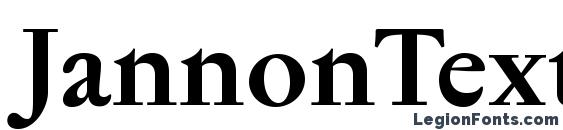 JannonTextMed Bold Font, Modern Fonts