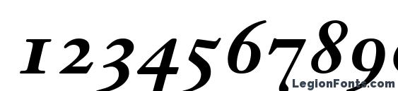 Janson OldStyle SSi Bold Font, Number Fonts