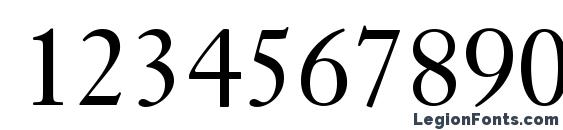 Janson SSi Font, Number Fonts
