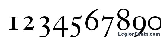 Janson Text 55 Roman Small Caps & Oldstyle Figures Font, Number Fonts