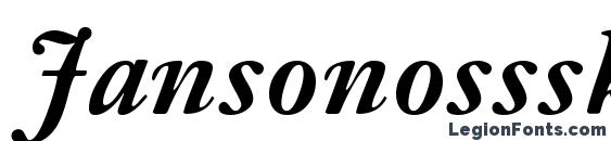 Jansonosssk bold font, free Jansonosssk bold font, preview Jansonosssk bold font