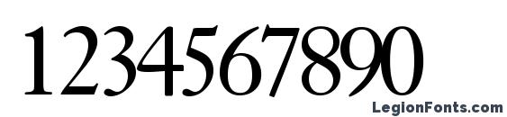 Jansonssk Font, Number Fonts