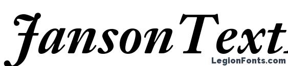 JansonTextLTStd BoldItalic font, free JansonTextLTStd BoldItalic font, preview JansonTextLTStd BoldItalic font